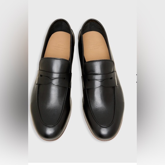 ANN MASHBURN Shoes - Ann Mashburn Mia Black Leather Loafers